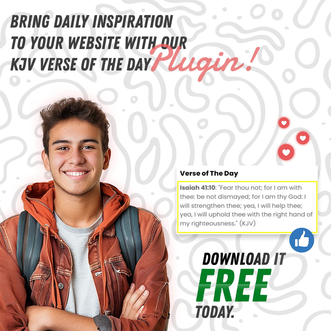 Introducing the Verse of the Day Plugin: Daily Inspiration from the KJV Bible